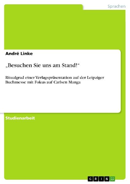 "Besuchen Sie uns am Stand!"
