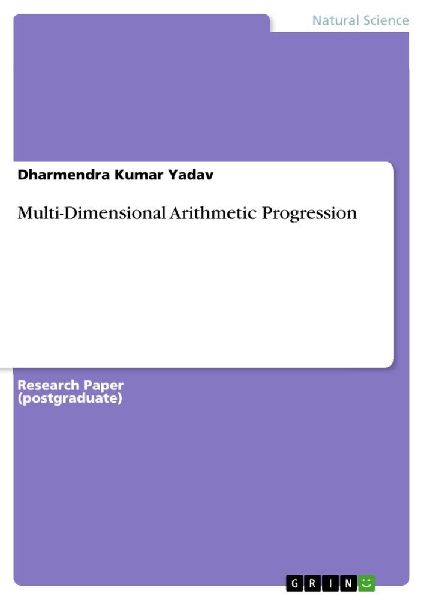 Multi-Dimensional Arithmetic Progression