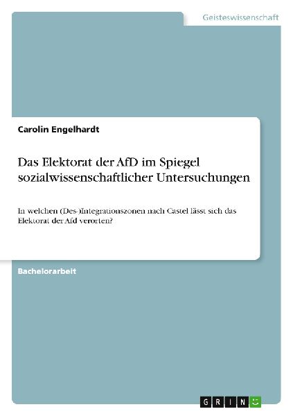 Das Elektorat der AfD im Spiegel sozialwissenschaftlicher Untersuchungen