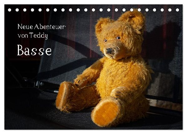 Neue Abenteuer von Teddy Basse (Tischkalender 2026 DIN A5 quer), CALVENDO Monatskalender