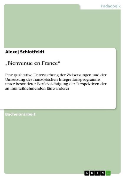 "Bienvenue en France"