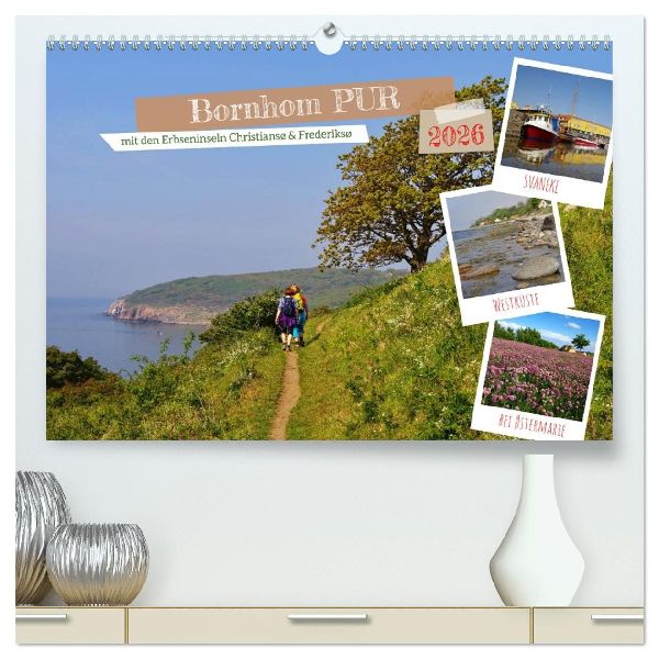 Bornholm Pur (hochwertiger Premium Wandkalender 2026 DIN A2 quer), Kunstdruck in Hochglanz