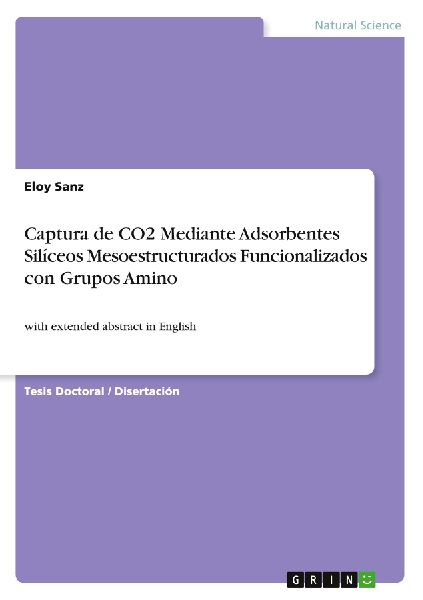 Captura de CO2 Mediante Adsorbentes Silíceos Mesoestructurados Funcionalizados con Grupos Amino