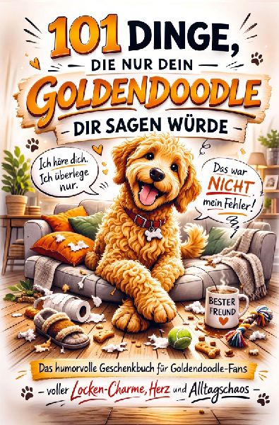 101 Dinge, die nur dein Goldendoodle dir sagen würde