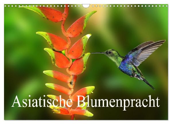 Asiatische Blumenpracht (Wandkalender 2026 DIN A3 quer), CALVENDO Monatskalender