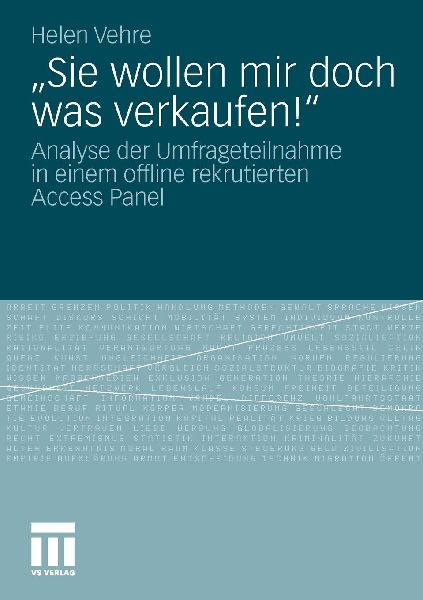 "Sie wollen mir doch was verkaufen!"