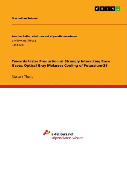 Towards faster Production of Strongly Interacting Bose Gases. Optical Gray Molasses Cooling of Potassium-39