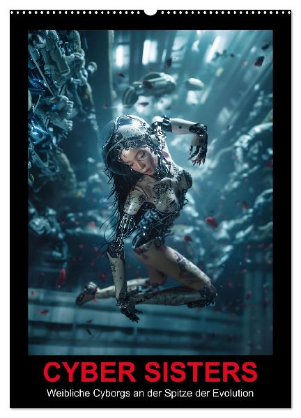 CYBER SISTERS (Wandkalender 2026 DIN A2 hoch), CALVENDO Monatskalender