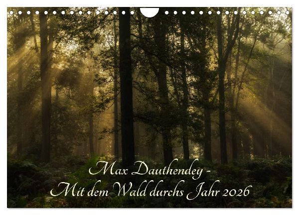 Max Dauthendey - Mit dem Wald durchs Jahr (Wandkalender 2026 DIN A4 quer), CALVENDO Monatskalender