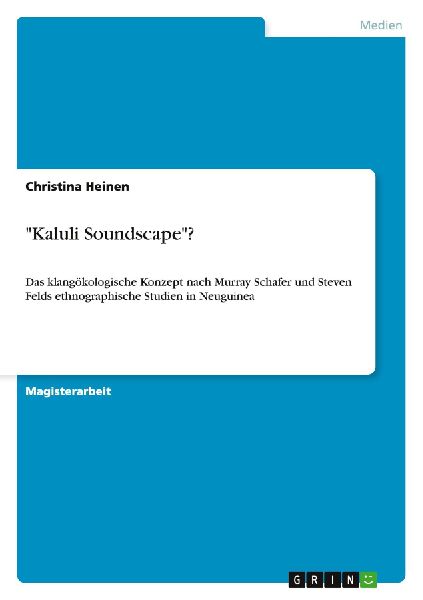 "Kaluli Soundscape"?