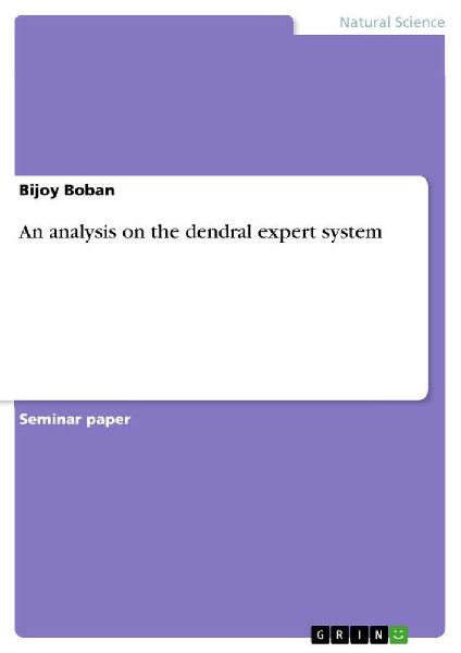 An analysis on the dendral expert system