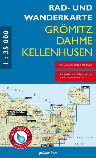 Rad- und Wanderkarte Grömitz, Dahme, Kellenhusen