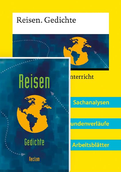 Lehrerpaket: Reisegedichte-Textband und Lehrerband zum Abiturthema 'Reisen / Unterwegs sein'