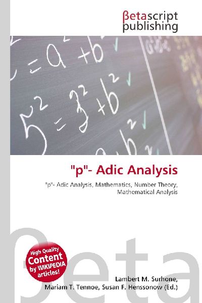 ''p''- Adic Analysis