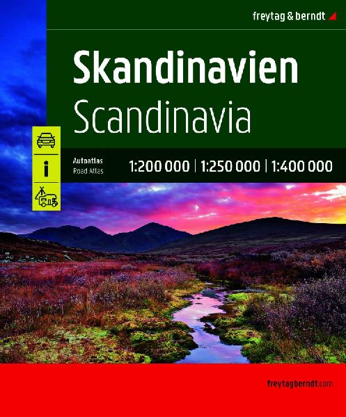 freytag & berndt Autoatlas Skandinavien 1:200.000