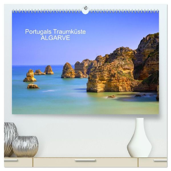 ALGARVE - Urlaub für die Seele (hochwertiger Premium Wandkalender 2026 DIN A2 quer), Kunstdruck in Hochglanz