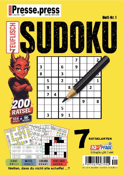 IQ-Pfade Sudoku Rätselheft 2