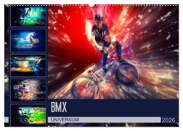 BMX Universum (Wandkalender 2026 DIN A2 quer), CALVENDO Monatskalender