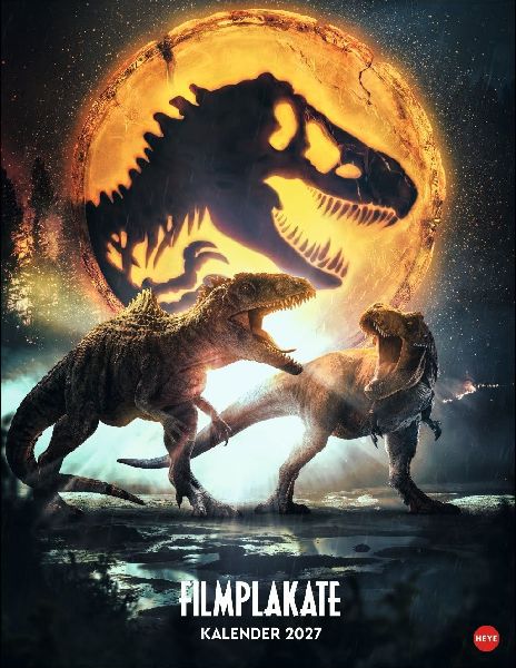 Jurassic Filmplakate  Posterkalender 2027