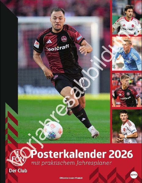 1. FC Nürnberg Posterkalender 2027