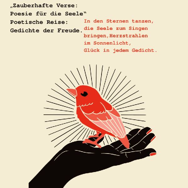 "Zauberhafte Verse: Poesie für die Seele" Poetische Reise: Gedichte der Freude.