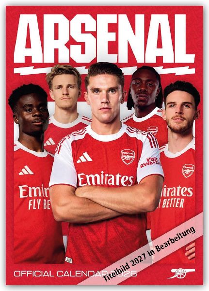 Arsenal London FC 2027 - A3-Posterkalender