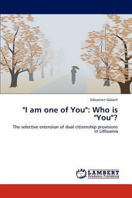 "I am one of You": Who is "You"?