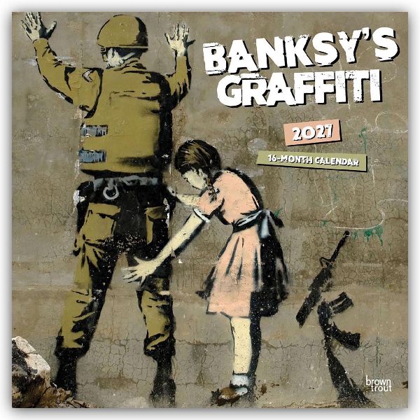 Banksy's Graffiti 2027 - 16-Monatskalender