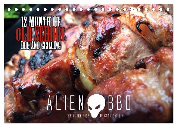 ALIEN-BBQ 2026 (Tischkalender 2026 DIN A5 quer), CALVENDO Monatskalender