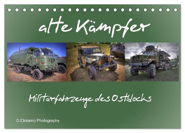 alte Kämpfer- Militärfahrzeuge des Ostblocks (Tischkalender 2026 DIN A5 quer), CALVENDO Monatskalender