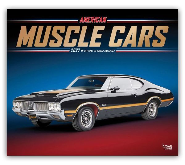 American Muscle Cars - Amerikanische Muskel-Autos 2027 - 16-Monatskalender im Deluxe-Format