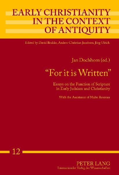 'For it is Written'