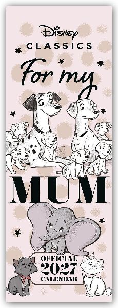 Disney Classic - For my Mum 2027 - Slimline-Kalender