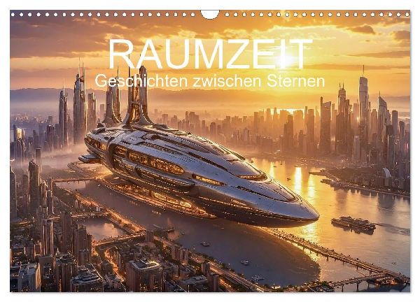 Raumzeit. Geschichten zwischen Sternen (Wandkalender 2026 DIN A3 quer), CALVENDO Monatskalender