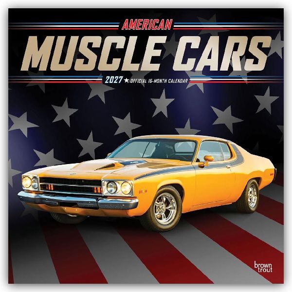 American Muscle Cars - Muskel-Autos 2027 - 16-Monatskalender