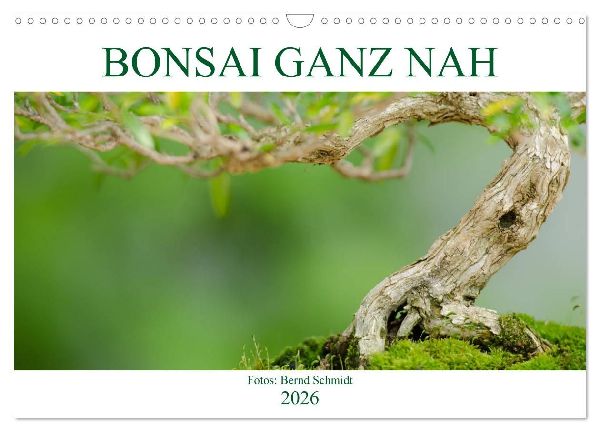 Bonsai ganz nah (Wandkalender 2026 DIN A3 quer), CALVENDO Monatskalender