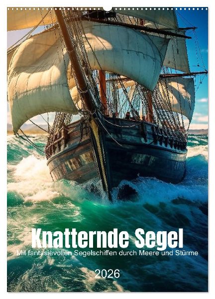 Knatternde Segel (Wandkalender 2026 DIN A2 hoch), CALVENDO Monatskalender