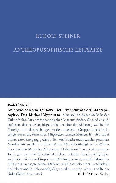 Anthroposophische Leitsätze