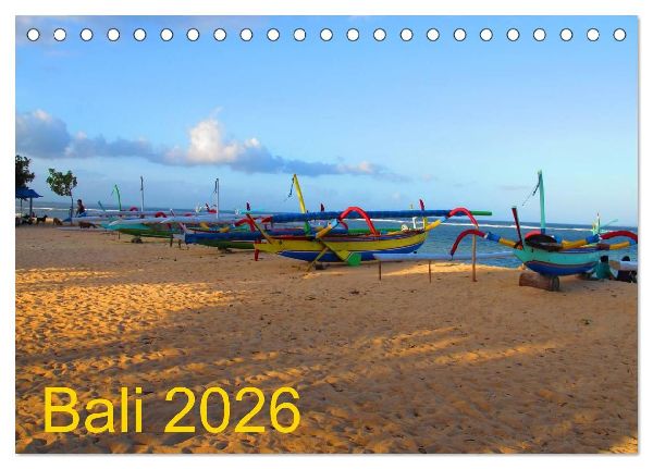 Bali (Tischkalender 2026 DIN A5 quer), CALVENDO Monatskalender