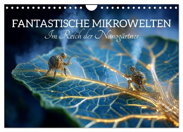 Fantastische Mikrowelten. Im Reich der Nanogärtner (Wandkalender 2027 DIN A4 quer), CALVENDO Monatskalender