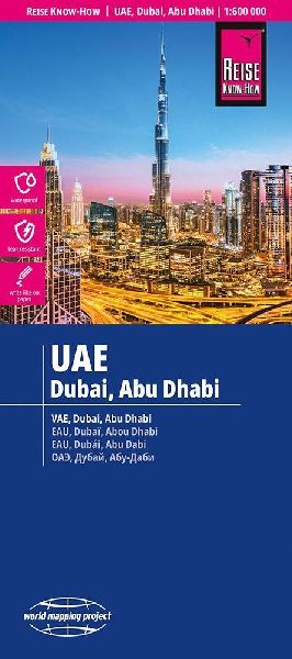 Reise Know-How Landkarte Vereinigte Arabische Emirate | United Arab Emirates (1:600.000)