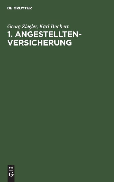 1. Angestelltenversicherung