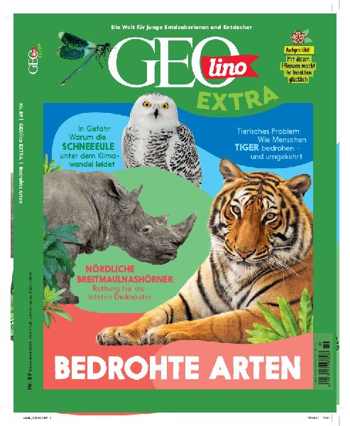 GEOlino Extra / GEOlino extra 89/2021 - Bedrohte Arten