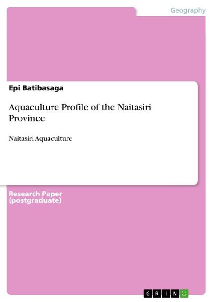Aquaculture Profile of the Naitasiri Province