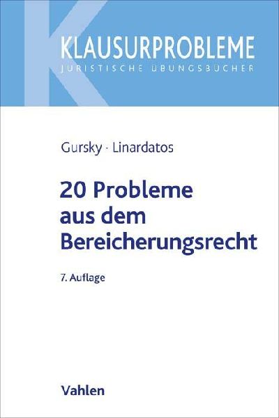 20 Probleme aus dem Bereicherungsrecht
