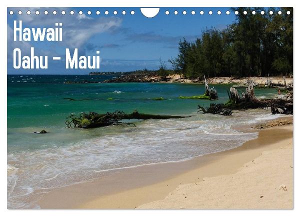 Hawaii - Oahu - Maui (Wandkalender 2026 DIN A4 quer), CALVENDO Monatskalender