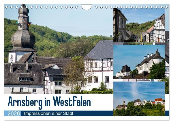 Arnsberg in Westfalen (Wandkalender 2026 DIN A4 quer), CALVENDO Monatskalender