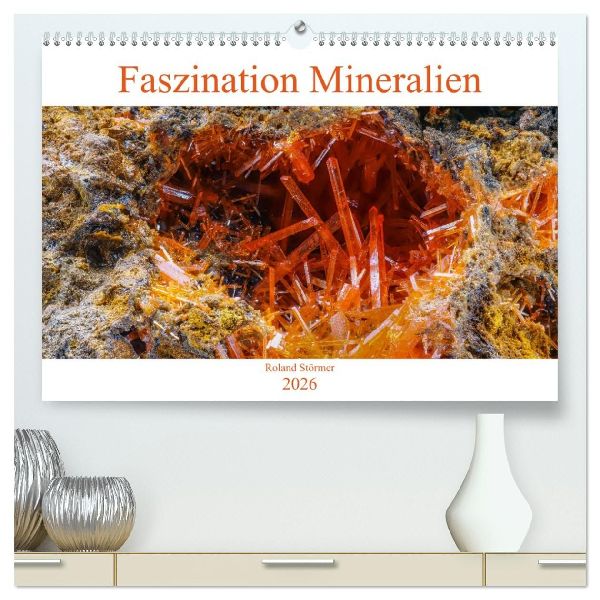 Faszination Mineralien (hochwertiger Premium Wandkalender 2026 DIN A2 quer), Kunstdruck in Hochglanz