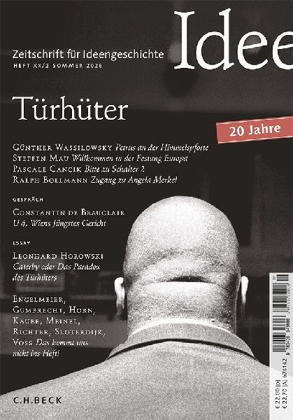 Zeitschrift für Ideengeschichte Heft XX/2 Sommer 2026