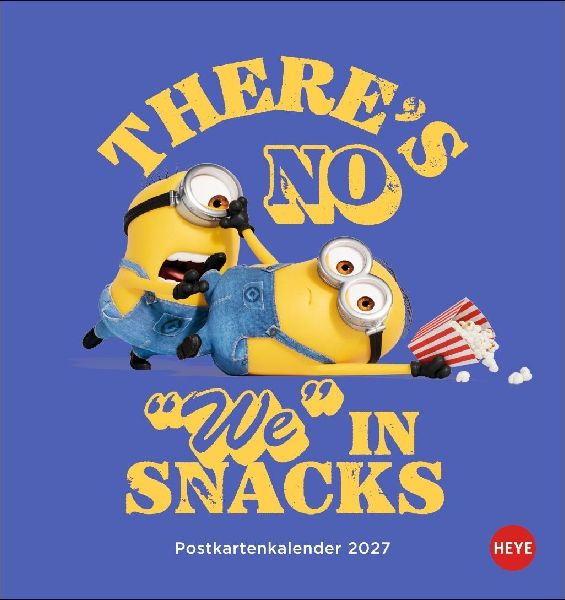 Minions Postkartenkalender 2027